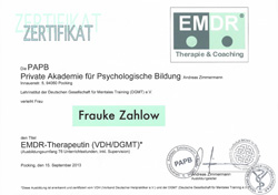 Zertifikat EMDR Akademie