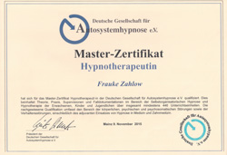 Zertifikat Master